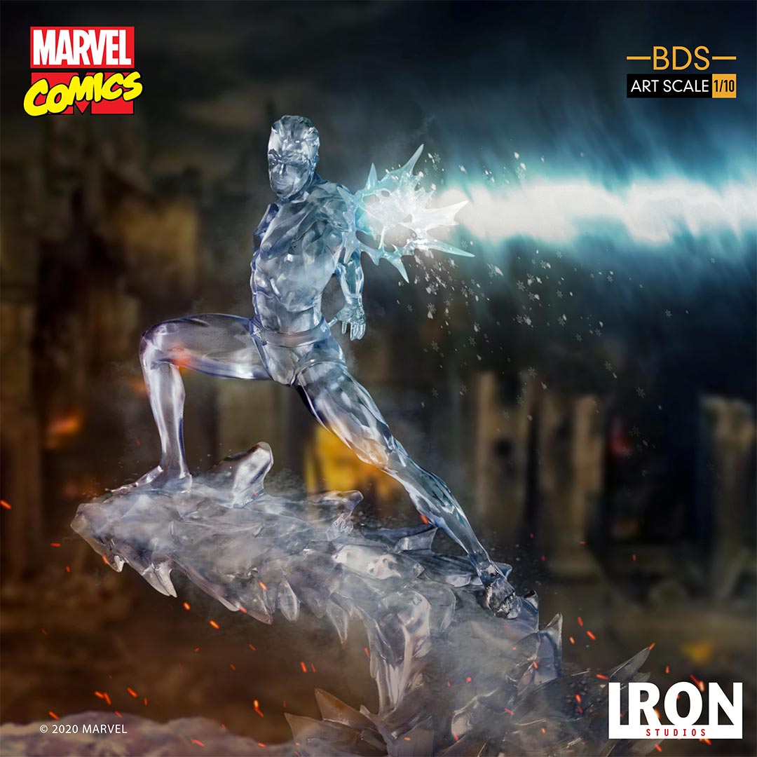 Iron Studios Marvel Iceman Art Scale Statue